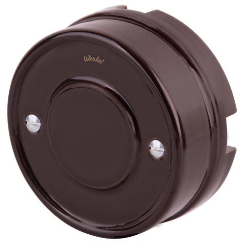 Коробка распределительная для монтажа ретро-провода Werkel Retro 92x40мм коричневый фото Коробка распределительная для монтажа ретро-провода Werkel Retro 92x40мм коричневый картинка